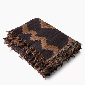 Aritzia Wilfred Diamond Mosaic Blanket Scarf